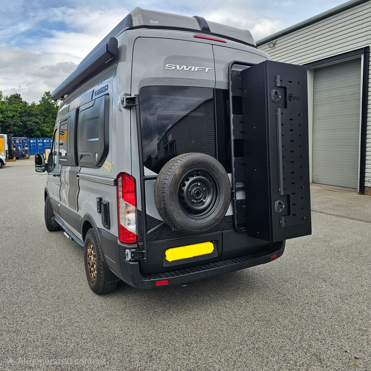 Ford Transit Mk8 Aluminium Wheel Carrier