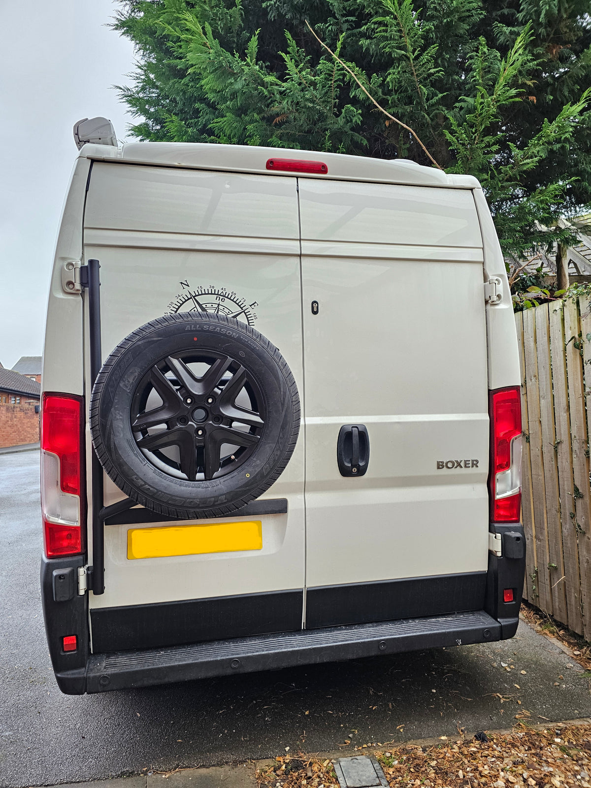 Relay Boxer Ducato Aluminium Spare Wheel Carrier 2006 - Present